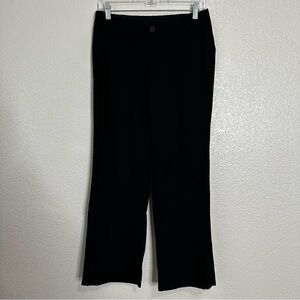 Banana Republic Wool Blend Black Contoured Fit Stretch Women's Pants, Size 2P